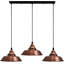 3 - Light Copper Bowl Pendant