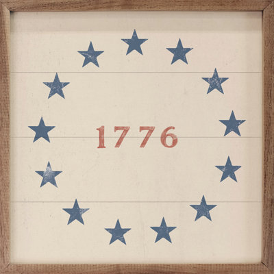 1776 avec étoiles - blanc