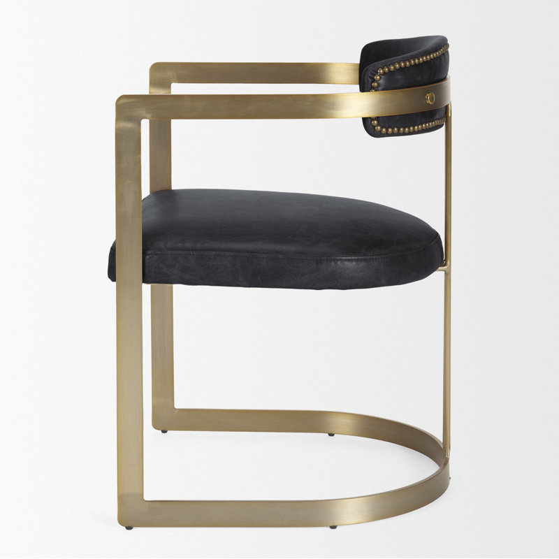 Hoskins I Arm Chair, Ebony Black