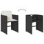 Chaises de patio avec coussins 4 pièces George Oliver-822101516