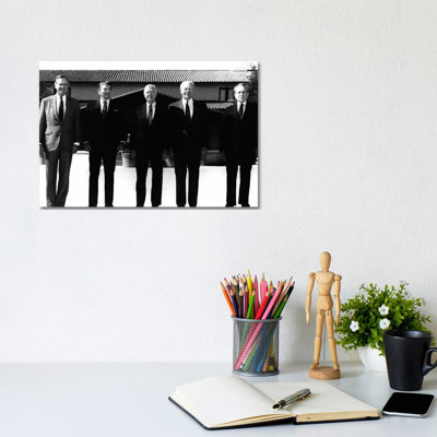 Former Presidents, 1991 - Wrapped Canvas Print