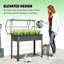 Modern Elevated Garden Box,Plant Bed-1721542796