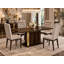 Montevino 5-Piece Extendable Dining Set with 4 Quilted Upholstered Chairs