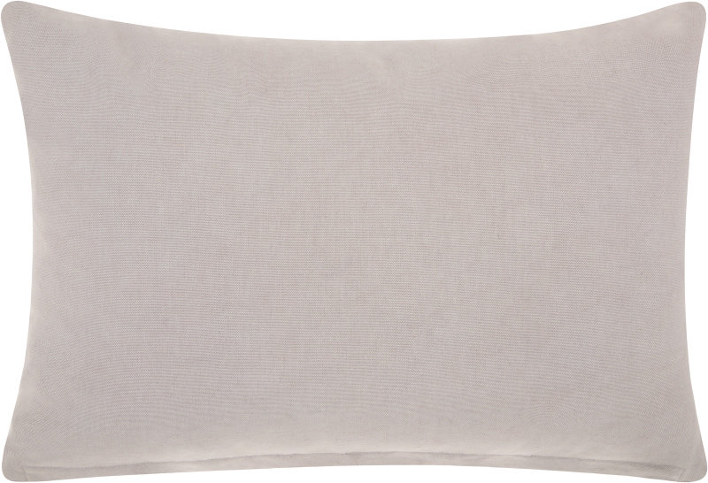 Geometric Cotton Throw Pillow, Gray/Silver
