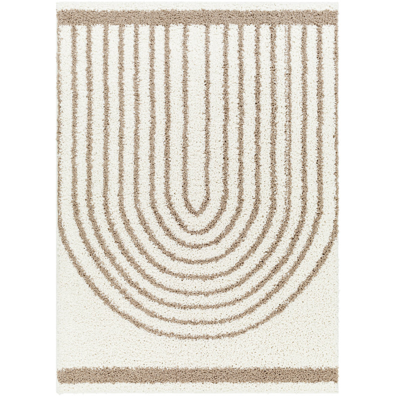 Htoo Geometric Indoor Rug, Rectangle 5'3" x 7'