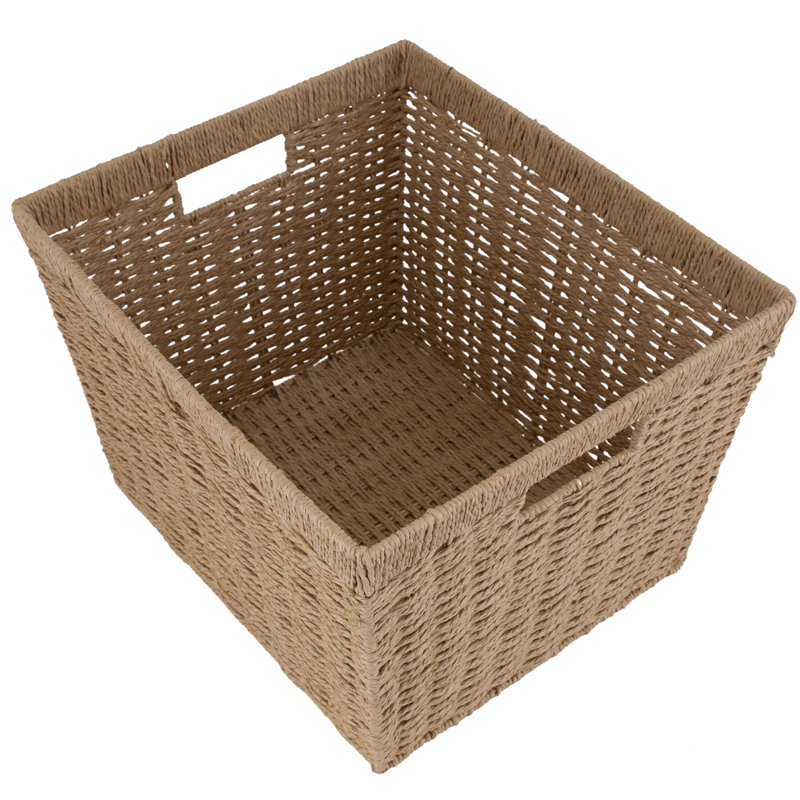 Simplify Wicker Decorative Basket, 13