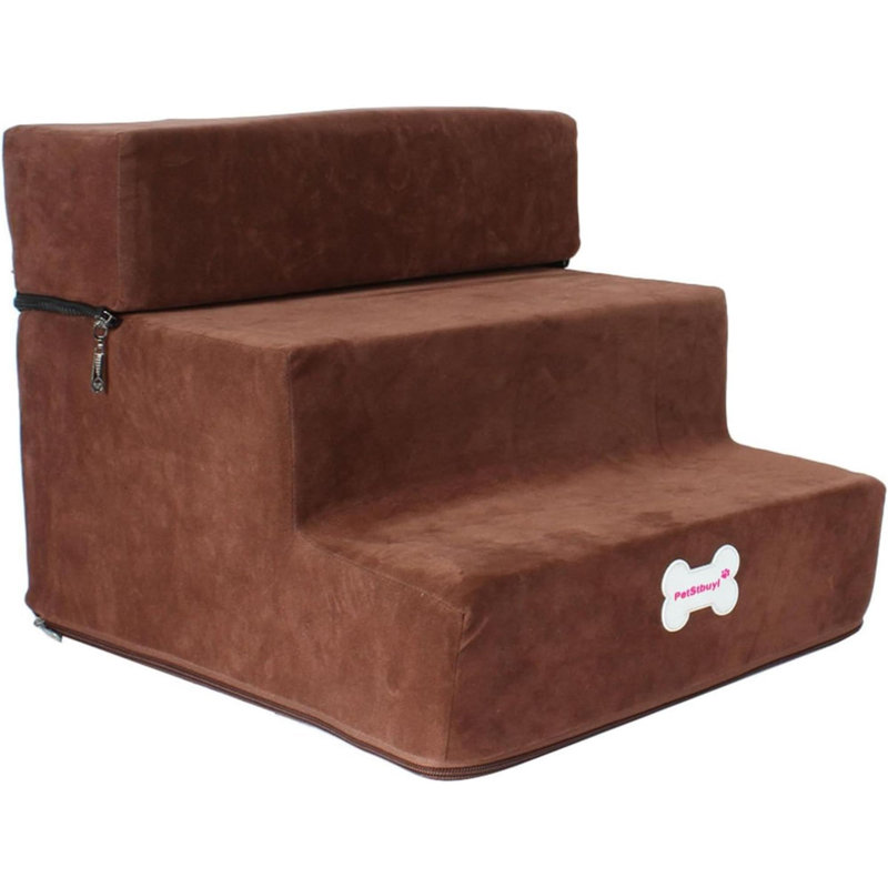 Stairs With 3 Steps, Dark Brown