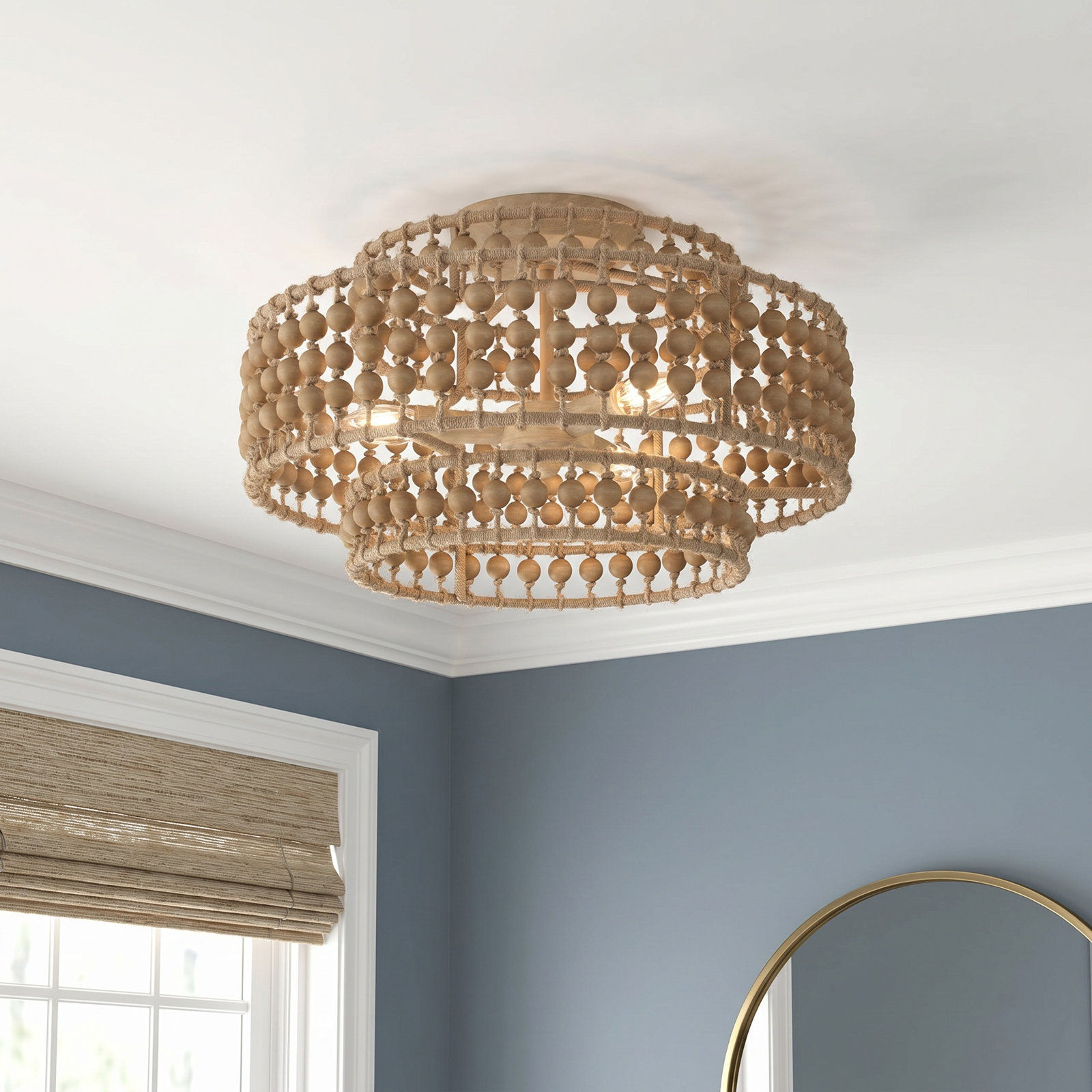 Ana 3-Light Semi Flush Mount