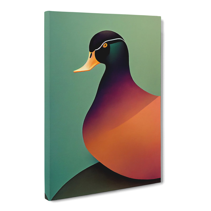 The Duck - Wrapped Canvas, 50cm H x 35cm W x 3cm D