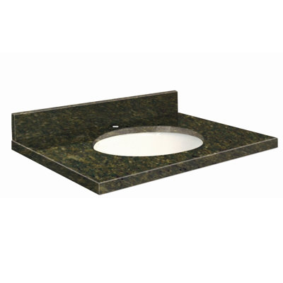 Dessus de salle de bain simple 37 po meuble-lavabo