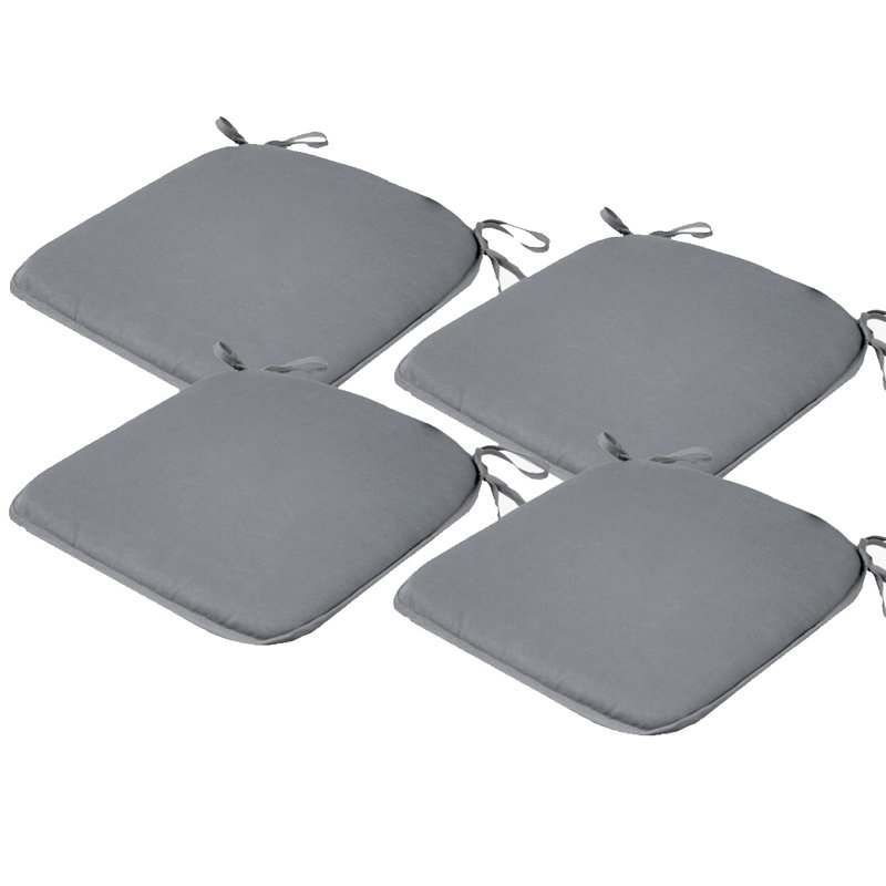 Garden Chair Pad Cushion, Silver
