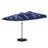 15 ft x 8 ft 10-Year-Non-Fading Rectangular Market Umbrella with Base-1062133588-1062133579