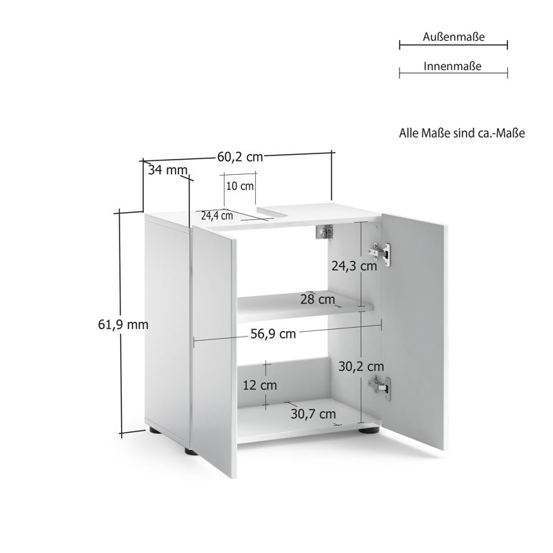 Takarra Freestanding Under Sink Cabinet