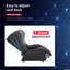Fauteuil de massage inclinable électrique en similicuir-1807966307