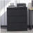 3 Drawer Lateral File Cabinet, 35.4 Inch Wide Metal Filing Cabinet, Locking Heavy Duty File Cabinet for Home Office, Anti-Tip Safety Interlock, Vertical Storage for Letter/Legal/A4 Files, Black