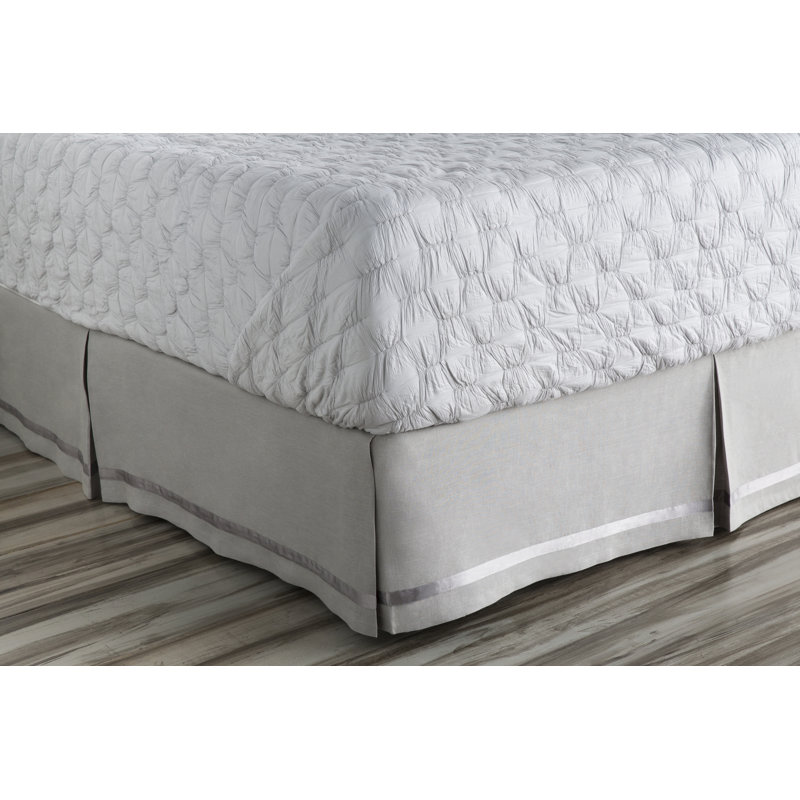 Versaille Bed Skirt, Queen, Blue
