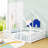 Wood House-Shaped Floor Bed With Guardrails-528129509-528129508