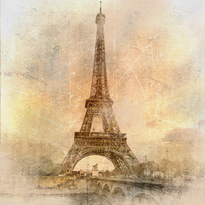«Laswell Eiffel Tower on Canvas» par Freeartist, impression