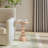 Zara Abstract Leg Side Table, Natural