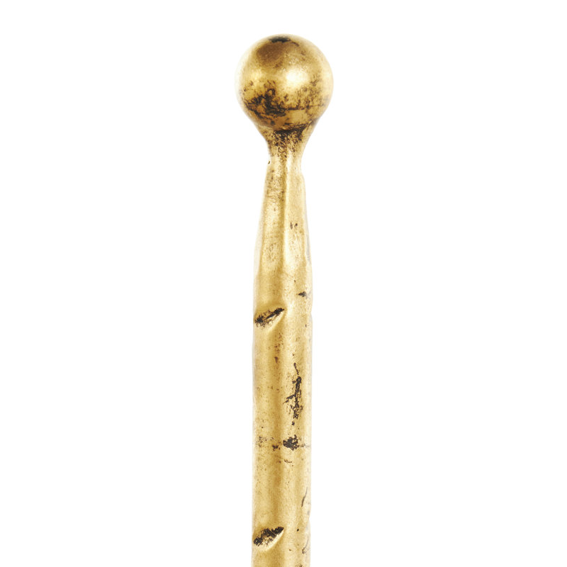 Ensemble de chevalet en métal doré