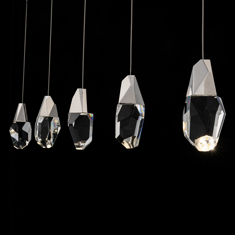 Martini 3 - Light LED Pendant, Clear, Black