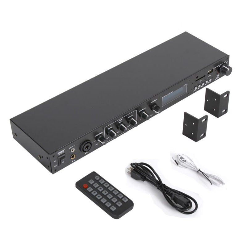 Pyle PPRE70BT Bluetooth Home Pro Audio Preamplifier Receiver System With Remote