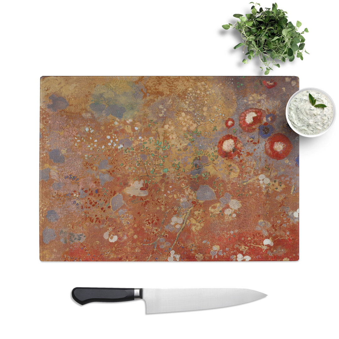 Rouge by Odilon Redon Chopping Board