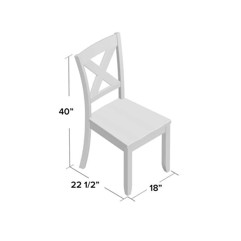 Chaise en bois massif Demarcus