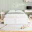Structure de lit plateforme en bois avec 6 tiroirs-1682387995