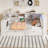 Arleston Contemporary Twin Platform Bed with Storage Drawers, Shelves, LED Lighting, Charging Station-117244249