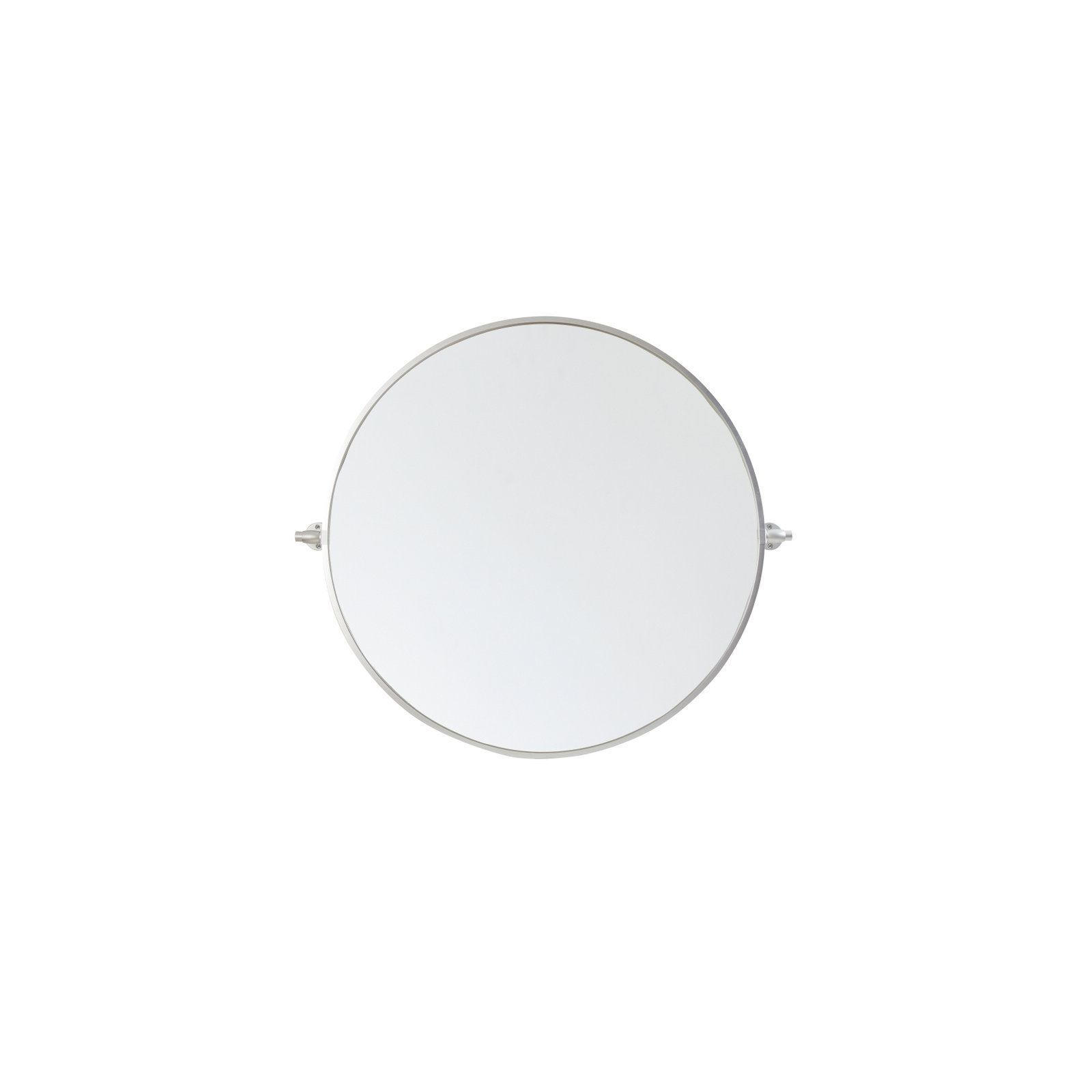 Belfield Metal Wall Mirror, Silver, 30" x 30"