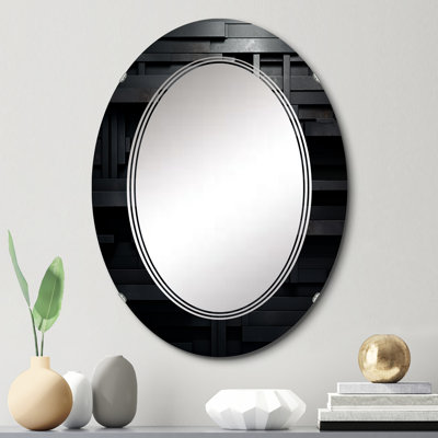 Lizzia - Miroir mural moderne ovale