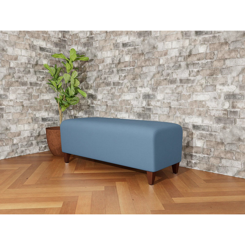 Banc de réception Ravenna, Bois de noyer, Open House Quarry - bleu