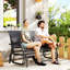 Outdoor Abadie Rocking Metal Bench-1329126811