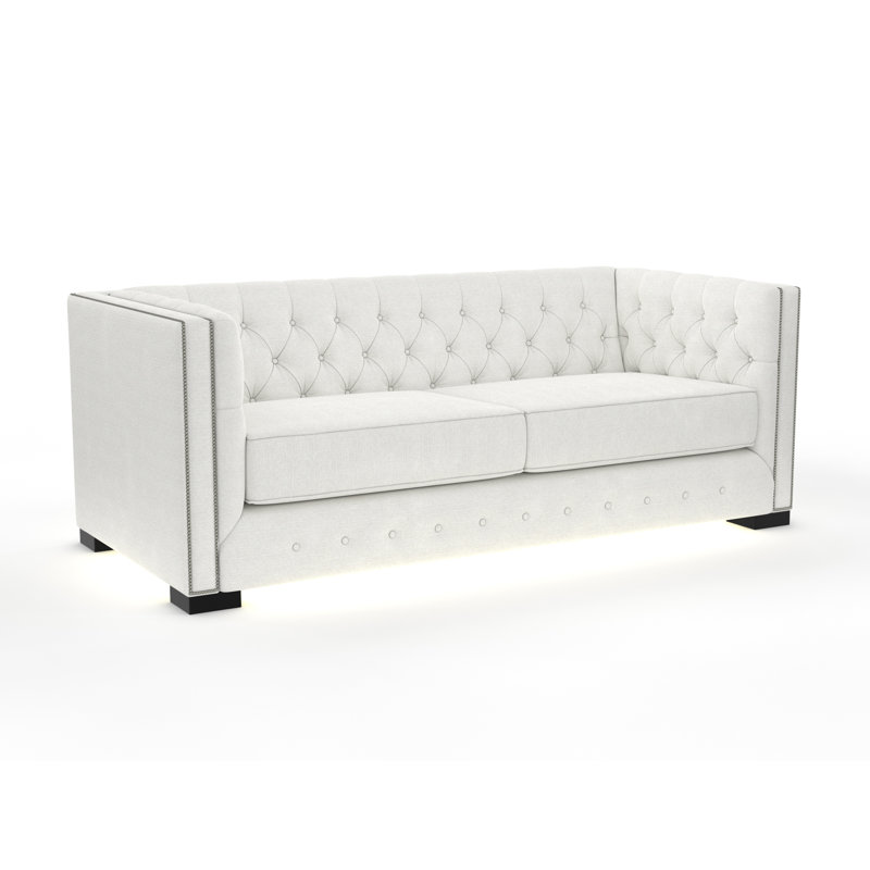 Estevez Upholstered 79'' Sofa, Off White Revolution®