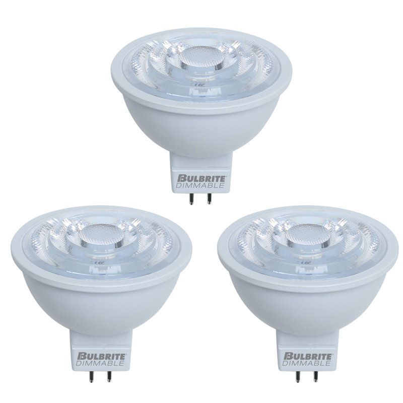 MR16 DEL, ampoule à intensité variable, blanc chaud GU5.3 / base à deux broches, 2700 K, 7W