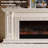Retro American-style electric fireplace core with simulated fire fireplace-199052281