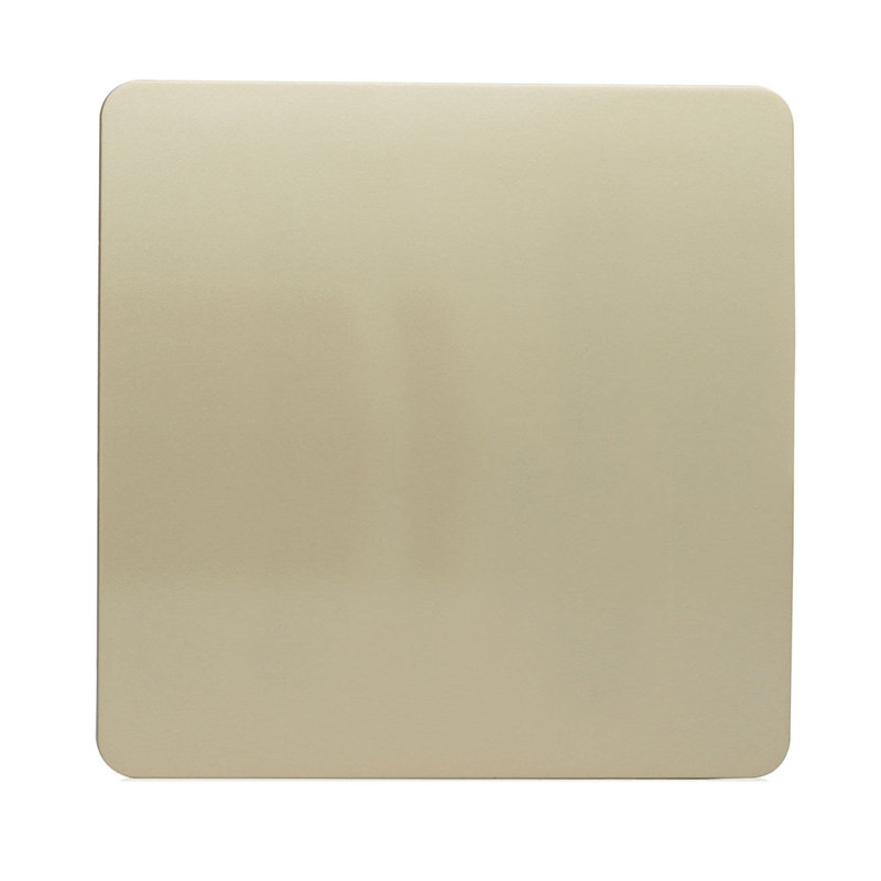 Trendi Switch Single Blanking Plate, Champagne Gold