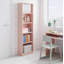 Bookshop Pomona, High Bookcase With 5 Shelves, Office Or Bedroom Shelf, Modern Shelf With Compartments-1702037828-1702100074
