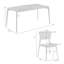 Jennelle 7 Piece Rectangular Dining Table Set in Rubberwood and Fabric-1034586158-1034586154