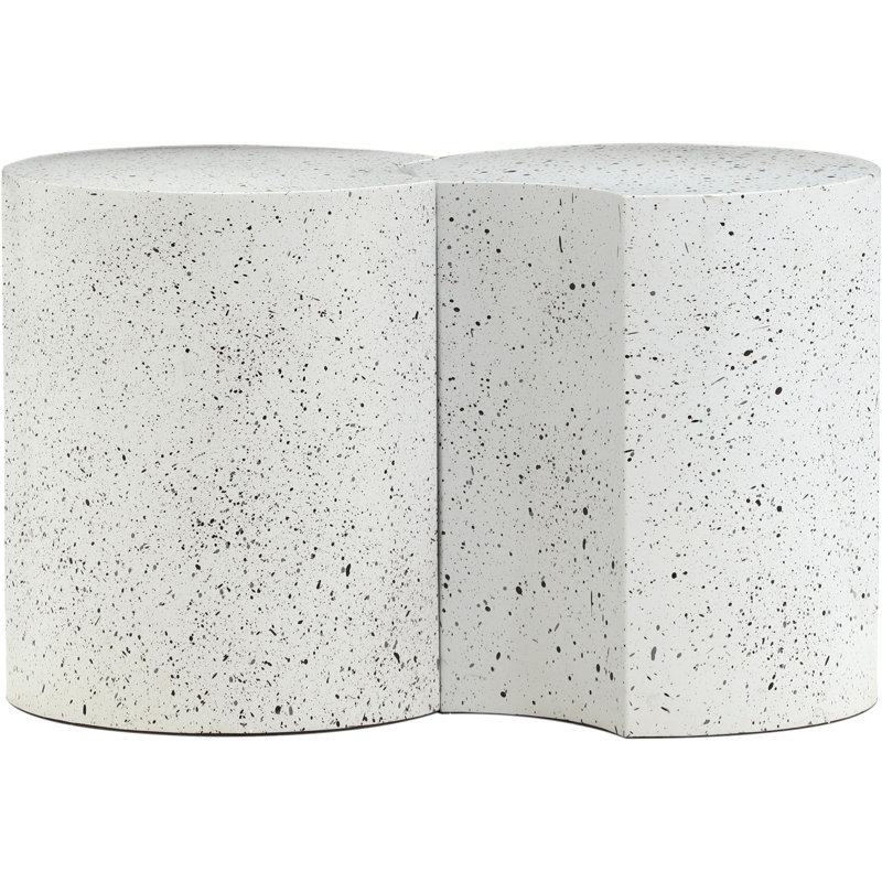 Table de bout Ismah, Blanc
