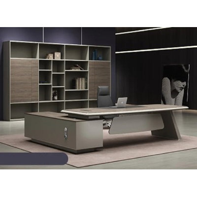 Myrtis L-Shaped Executive Desk