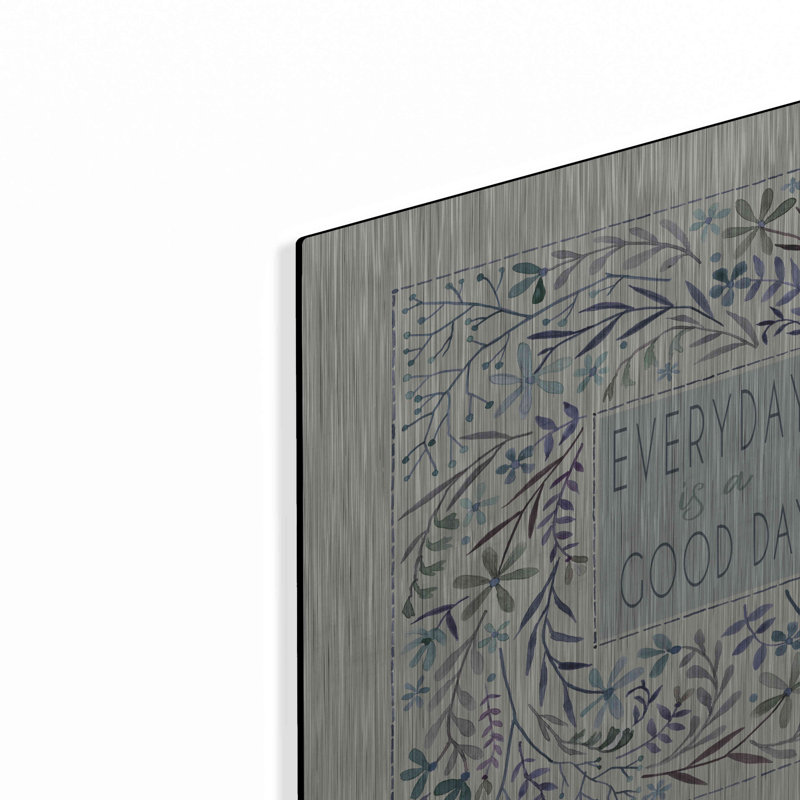 «Every Day is a Good Day» par Cindy Jacobs, art mural en métal, H 12 po x l 12 po