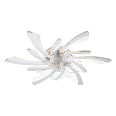 30.7In Ceiling Fan With Lights, Remote Control 3 Colour Temperatures,6 Gear Wind Speed Fan Light