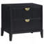 Table de chevet 2 tiroirs Mason