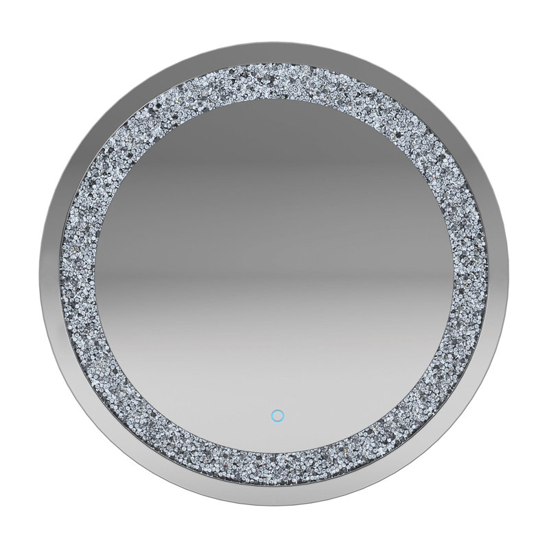 Miroir mural rond 32 po x 32 po DEL