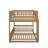 Queen Over Queen Bunk Bed With Ladder-1137043145