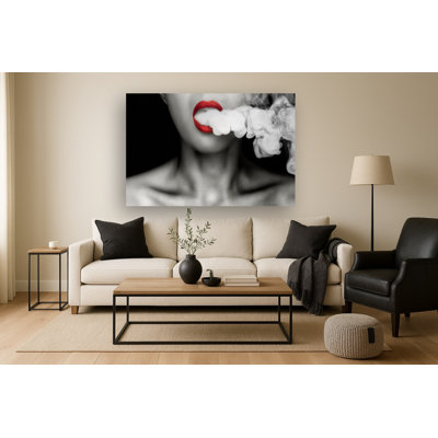 Art mural en verre trempé sans cadre Rolling Smoke - 60 po x 40 po