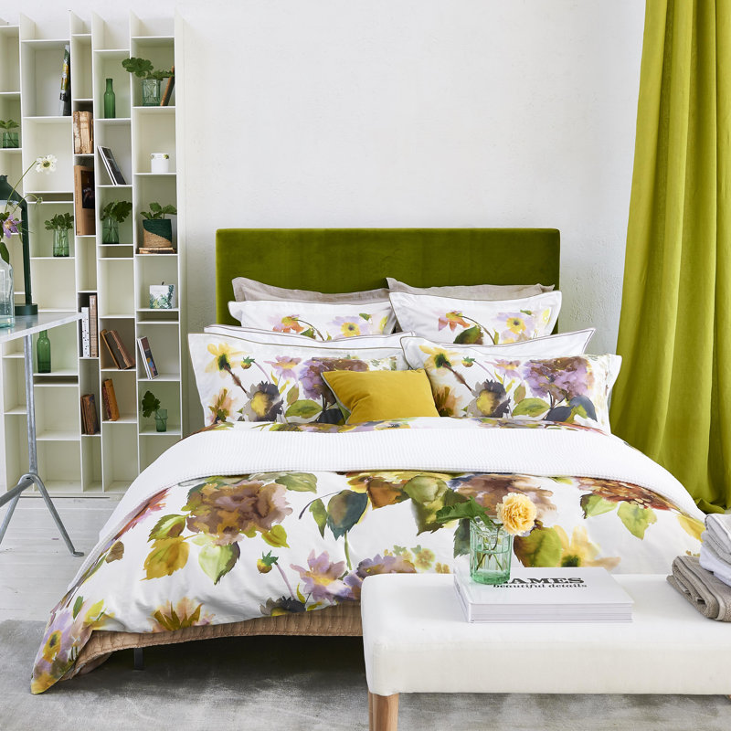 Palace Flower Birch Duvet Cover, King Duvet Cover