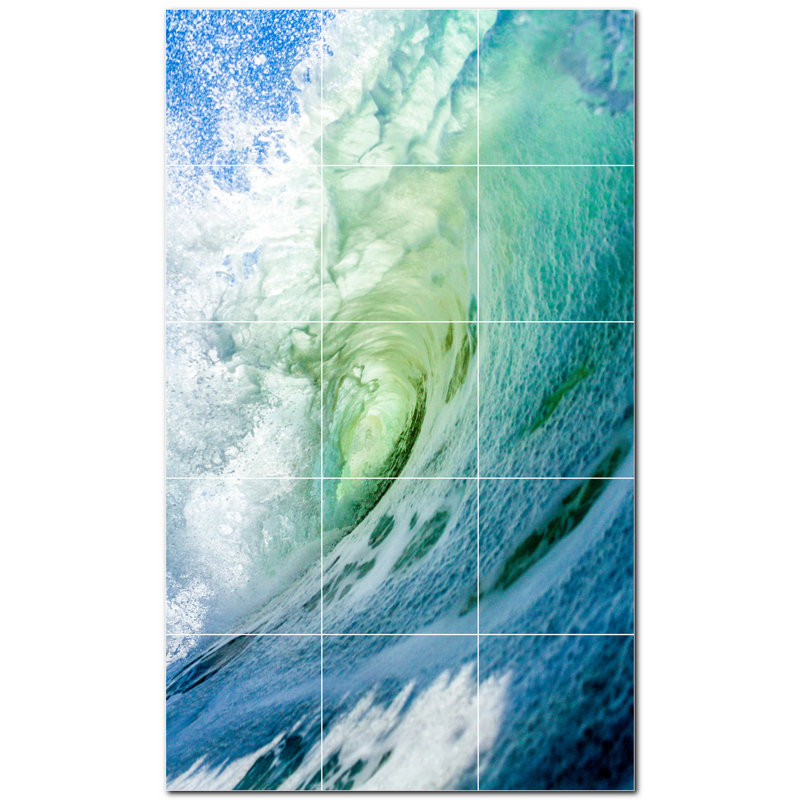 Vagues photo 4,25 x 4,25